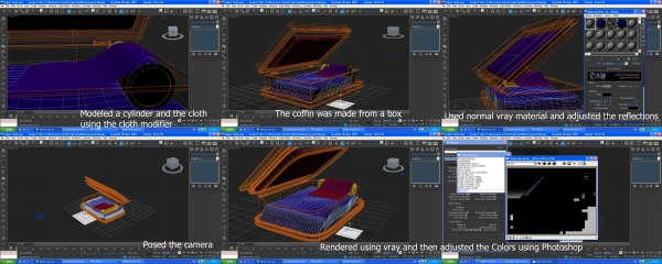 Creation of Aliens' Coffin: Step 1